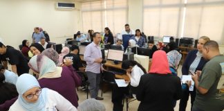 معامل التنسيق الإلكتروني بجامعة عين شمس تستقبل أكثر من 1000 طالب وطالبة في المرحلة الأولى لتنسيق القبول بالجامعات